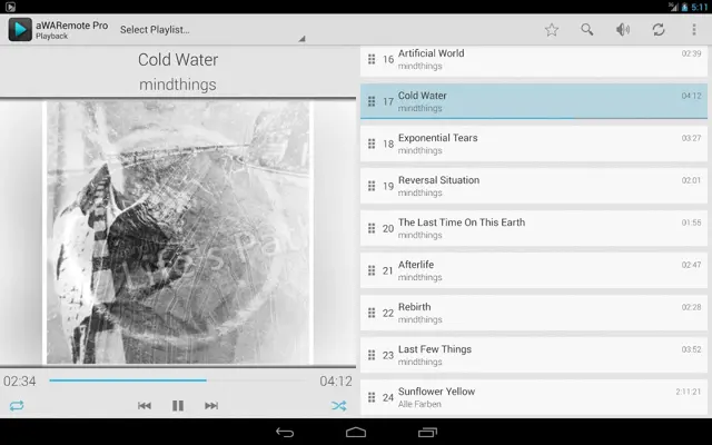 aWARemote Pro for Winamp® android App screenshot 10