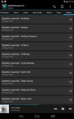aWARemote Pro for Winamp® android App screenshot 4